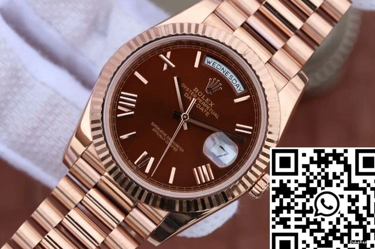 Brown Factory Rolex Date 228235 Dial Day 40mm EW 0417